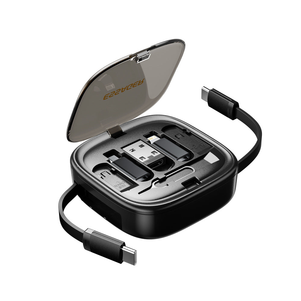 Data Cable Flexible Wire Storage 60W Fast Charging Multi-function Mobile Phone Charging Interface Box