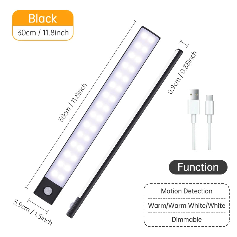 Rechargeable LED Cabinet Light with Motion Sensor